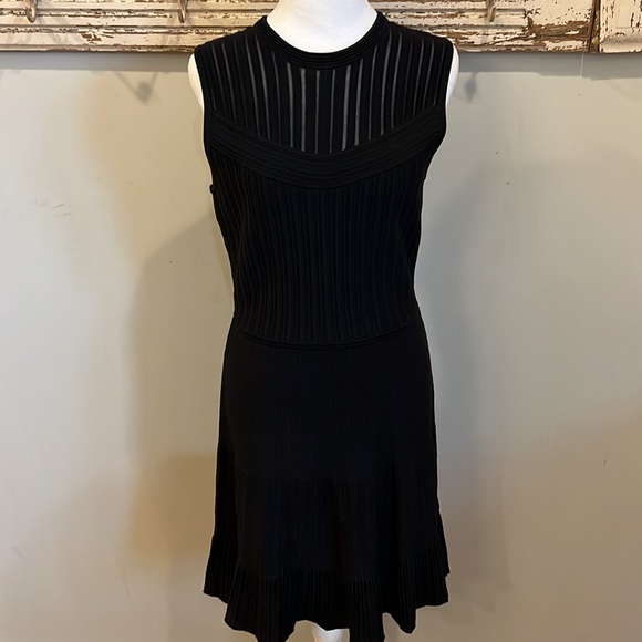 Reiss NWT Clem Sheer Stripe Knitted Dress size M - Picture 5 of 13